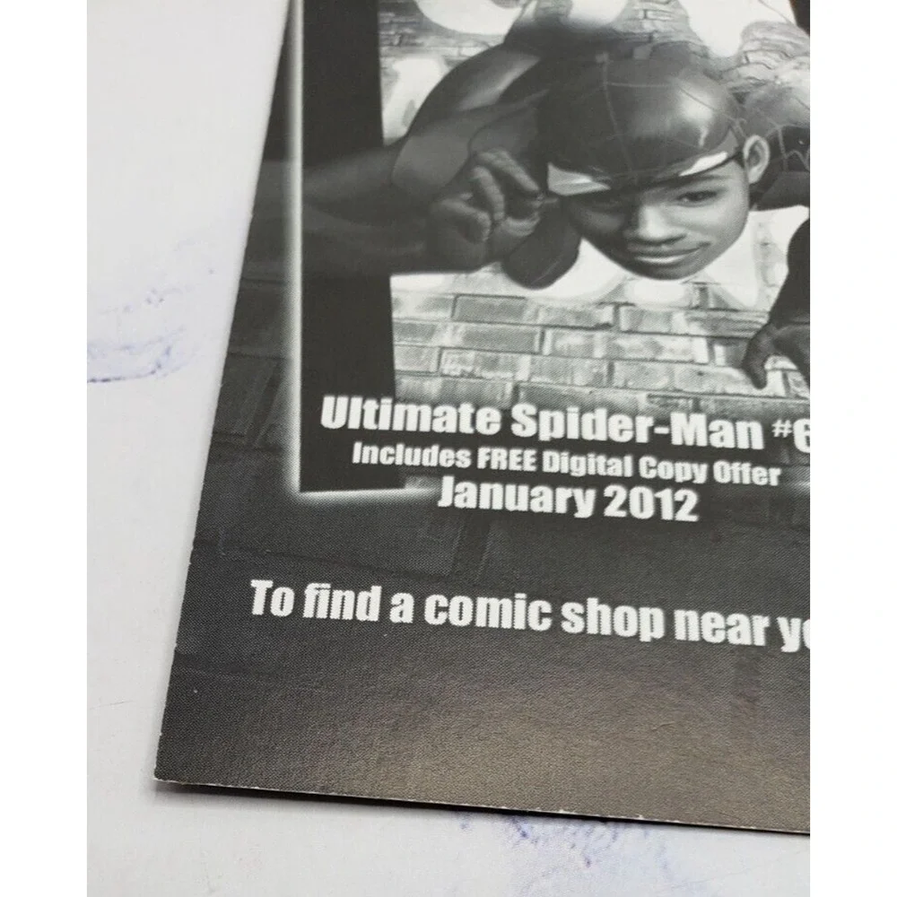 Ultimate Comics Spider-Man #6 Marvel Comics Promo Card. 2012 Jan